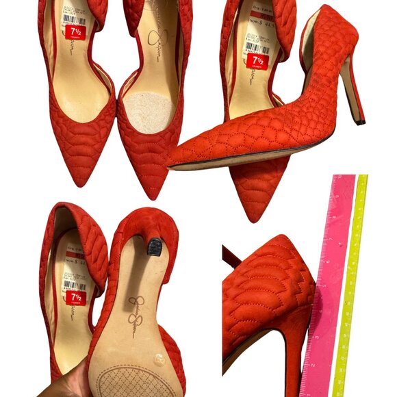 Jessica Simpson Size 7.5 Red - Picture 2 of 5